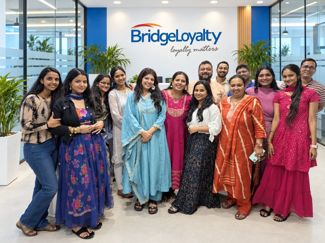 BridgeLoyalty team at the Mumbai office